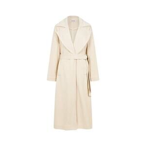 Reformation Walden Oversized Wrap Coat Cream - XS